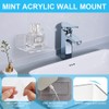 AYESY Floating Shelves for Wall,3 Pack Transparent Acrylic Shelf with