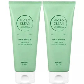 해피바스 마이크로 클린 솝베리 클렌징폼150gx2개 미세 모공 수분 딥 클렌징 Happybath Micro Clean Soapberry Cleansing Foam 150gx2 Deep Moisturizing Pore Cleansing