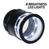 Jewelers Loupe 10X Magnification Magnifier with 8 LED Lights and