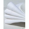 LinenMe 1-Piece 51 x 51 cm Linen Napkin Classic, White