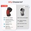 COMFIER Massaggiatore Ginocchio Wireless, Scalda Ginocchia con Riscaldamento al Grafene