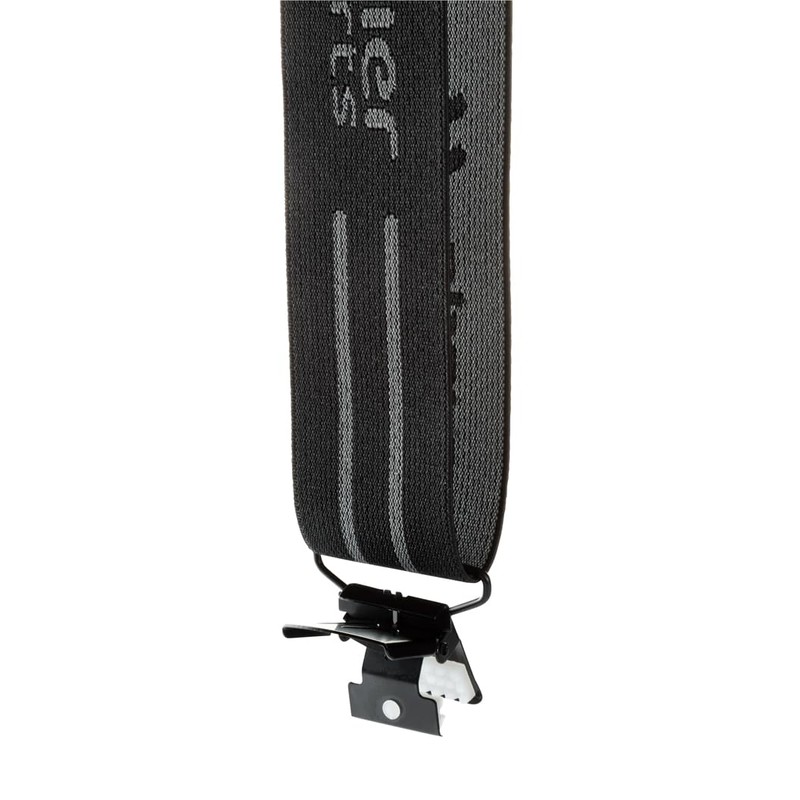 maier sports Adult Braces Suspender, Black, 1