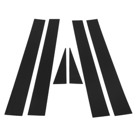 TUCKBOLD Door Pillar Window Trim for Toyota Sienna 2002-2009 Anti Scratch Sticker Pillar Posts Door Outer Exterior Cover Black 6 Pcs