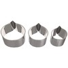 Endoshoji BNK7101 Professional Shape Cutter, Chestnut Shaped, 3-Piece Set, 18-8