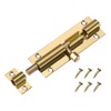 TERF Polished Brass Barrel Slide Lock 63mm [2.5''] Door Latch