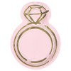 Unique 27965 Foil Stamped Ring Shaped Paper Plates-23.5 cm-Hen Party-8
