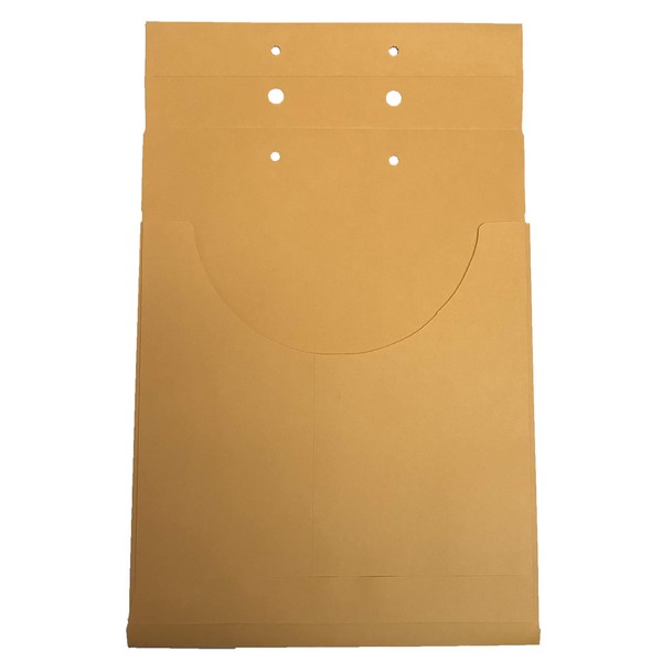 Tabbies Kraft 40LB Expanding Divider Pocket Folder, 1" Expansion, 100/Box,
