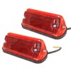 APUK Pair of Rear Fender Lights Lamp Replacement for Massey