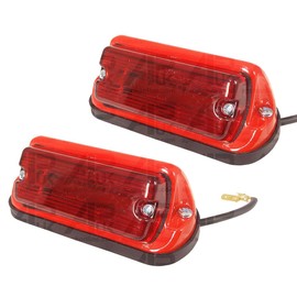APUK Pair of Rear Fender Lights Lamp Replacement for Massey Ferguson 165 175 178 185 188 Tractor