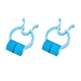 2 pcs Nose Stop Clips Nasal Nose Stopper Clips Plastic Foam Nose Clips Disposable Sponge Clip