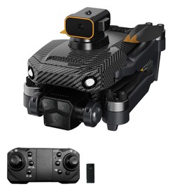 GPS Remote Control Drone with Camera 4K Dual Camera Obstacle Avoidance Brushless Motor Optical  Localization Remote Control Qudcopter for Kids Adults with Storage Bag