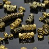 Queta Viking Rune Beads, Nordic Beard Beads, Braiding Beads, Hair