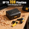 ToolFun Bluetooth 6.0 Jobsite Earbuds, Heavy Duty True Wireless Ear