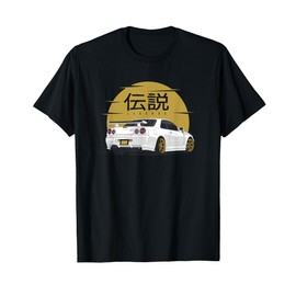 Vintage JDM Legendary GT R 34 Skyline T-Shirt, black