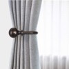KAMANINA Decorative Curtain Drapery Holdbacks, Round Finials Window Curtain Holdbacks,
