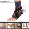 Keenso Ankle Support Brace, Compression Breathable Foot Elastic Protective Belt