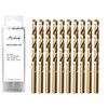 Axelord 1/8" Cobalt Drill Bit Set (10Pcs), M35 HSS, 135