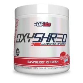 EHPlabs OxyShred Quemador de Grasa Termogénico Polvo 270g Sabor Frambuesa                                                                             
