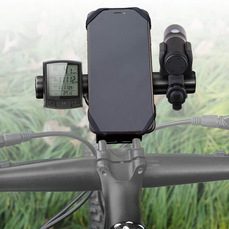 HUIOP Bike Handlebar Extender Aluminum Alloy Bike Handlebar Extension Bracket