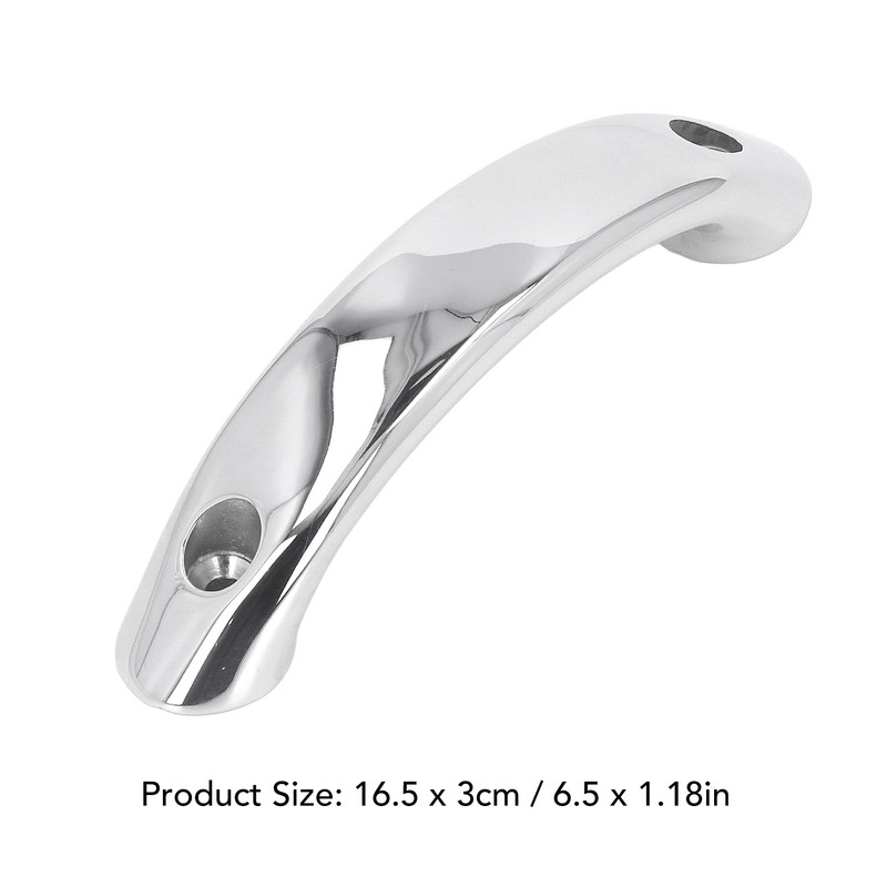 2Pcs Boat Grab Handle Marine Hand Rail 165mm 316 Stainless
