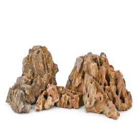 kecilke Natural Aquarium Rocks 2-8 inches Dragon Stone Rock for Aquariums, Landscaping Model,Tank Decoration, Amphibian Enclosures-Dragon Stones