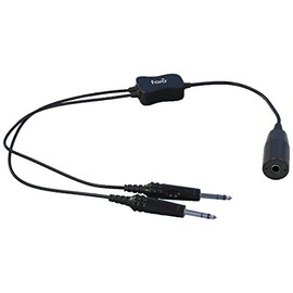 FARO Low to High Impedance Adapter (Aviation Headset Converter) General Aviation (GA) and Military Headset Adapter