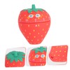 Mobestech Manual Strawberry Kitchen Timer Cute Mechanical Countdown Timer for