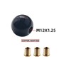 DEWHEL Black/Purple Pearly Glitter Weighted Aluminum Shift Knob Compatible/Replacement for