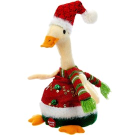 Kurt Adler 10" Repeat-Back Recording Christmas Duck Standard