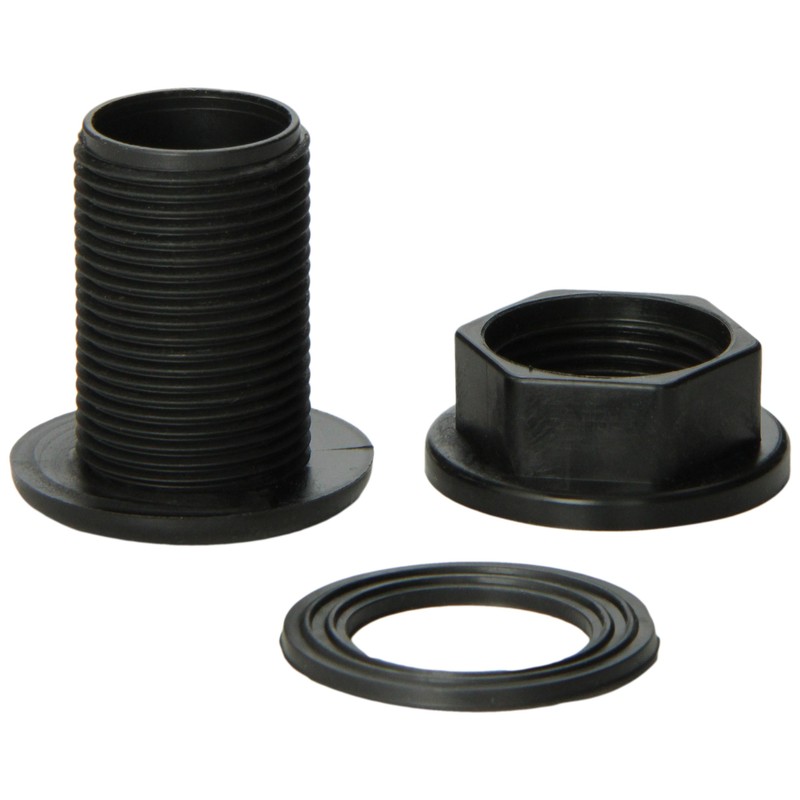 Lifegard Aquatics 1/2-Inch Standard Threaded Bulkhead
