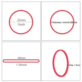 AOUOU Rubber Bands Net Weight 190grams About 740pcs Colour Elastic Band Size 40mm Rubber Bands Small for Office Supplies School Home