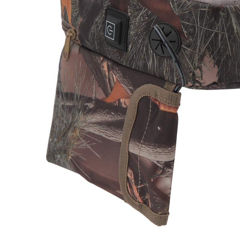 Portable Heating Cushion 3 Gears Soft Camouflage Outdoor Heated Seat