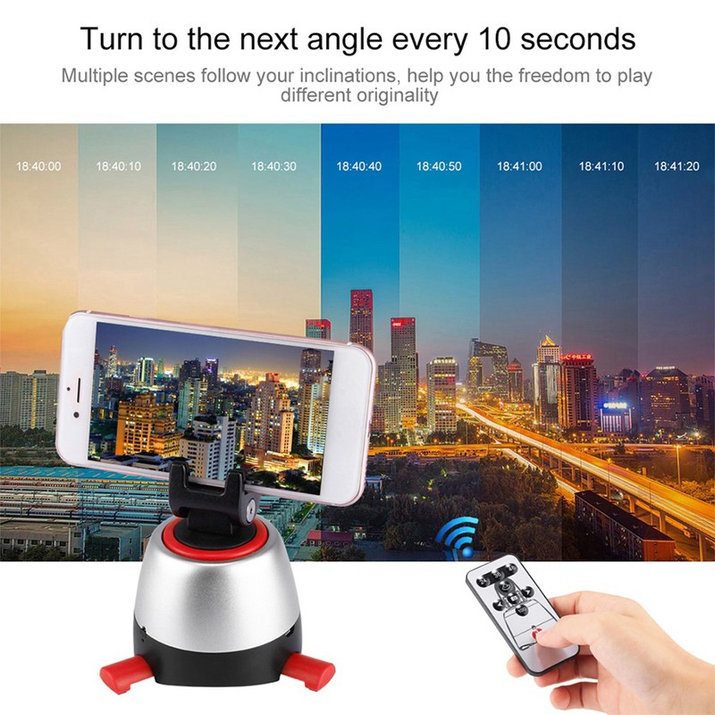 PULUZ Electronic 360 Degree Rotation Panoramic Tripod Head with Control