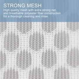 4Pcs Durable Honeycomb Mesh Laundry Bags for Delicates 24 x 24 Inches