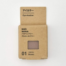 MUJI 82926460 Eye Color, Brown, 0.08 oz (2.3 g), 1