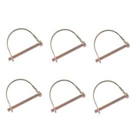 CIYODO 6pcs Rust Proof Zinc Coated Safety Pin for Trailer Hitch Lock Enclosed Trailer Accessories