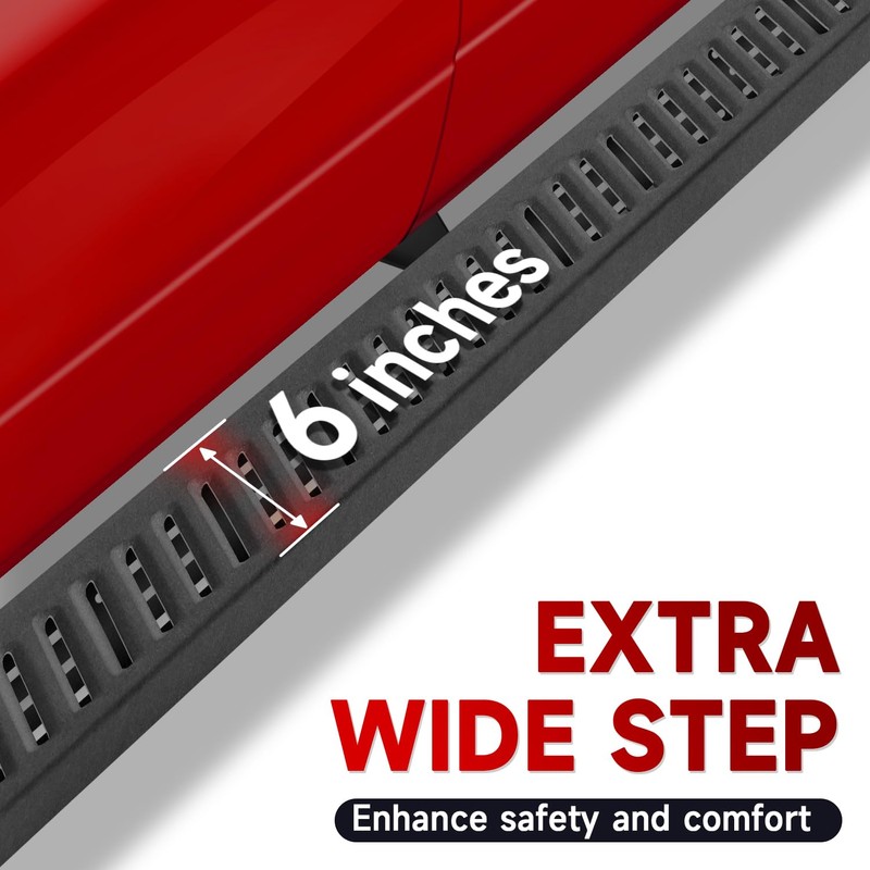 ROADGIVE Running Boards Side Steps Compatible with 2005-2023 Tacoma Crew
