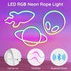 RCUICA 100FT LED Neon Rope Lights Waterproof with Smart App