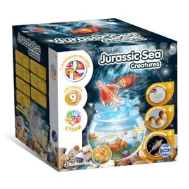 Science4you Jurassic Sea Creatures for Kids 6+ Years - Create an Ecosystem for Water Dragons Aquatic Living Animals with a Fish Tank for Kids, Toy for Children 5 6 7 8+ Years