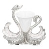 Swan Shape Dinnerware Set Light Luxury Exquisite Elegant Swan Shape