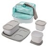 Rubbermaid Fasten Go Sandwich Kit, Sea Foam Green