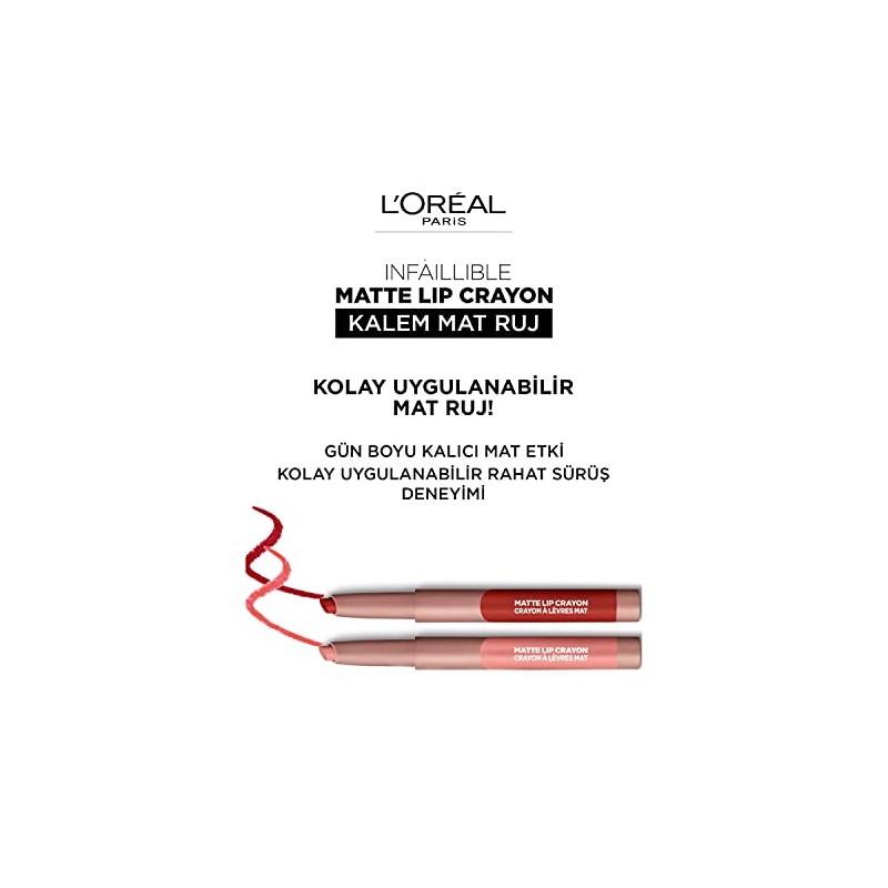 L'Oreal Infailible Matte Lip Crayon - 105 Sweet and Salty