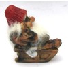 geschenke-trolle.de Ny Form Norway Leprechaun on Sleigh Christmas Figurine