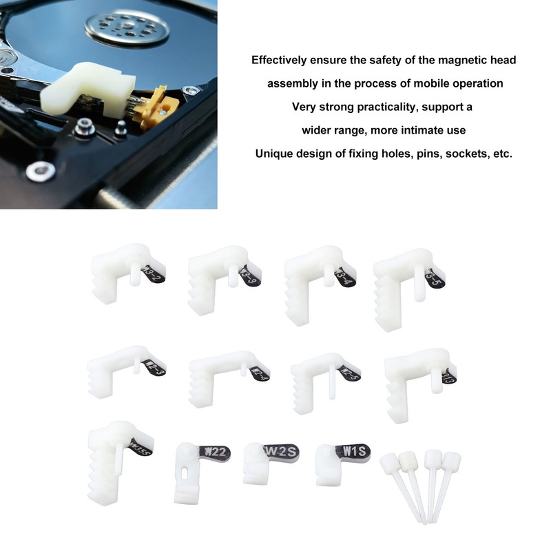 12Pcs Hard Drive Replacement Head Tool ABS HDD Head Replacement