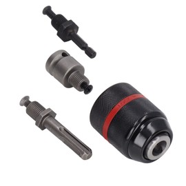 Portabrocas manual, portabrocas de ajuste automático Ahorro de mano de obra 1/2‑20UNF Montaje moleteado 2~13 mm Sujeción firme para destornillador de impacto