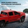 Dimflux Window Rain Guards Guard car Shield auto deflectors,rainguards Compatible