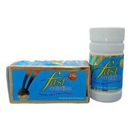 Suplemento En Cápsula Natura Vive Fast Solution Papaya Sabor Insaboro En Botella De 200l 30 Un