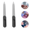 Healeved 4pcs Versatile Nail File for Fingernails Toenails Nailcutter Cuticle