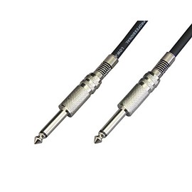 F-Factory 6.3mm Mono Standard Plug (Male) to 6.3mm Mono Standard Plug Male Cable, 5m, 6.3mm Standard Cable, 5m, Audio Cable, VM-4041