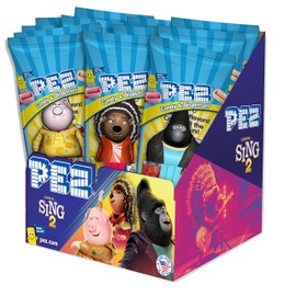 PEZ Candy Sing 2 Dispensers, Individually Wrapped Each with Two Candies, 1.15 pounds, Assorted Fruit, 12 Count